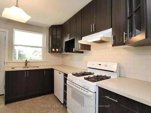 27 Cornwallis Dr, Toronto, ON - Indoor Photo Showing Kitchen With Double Sink