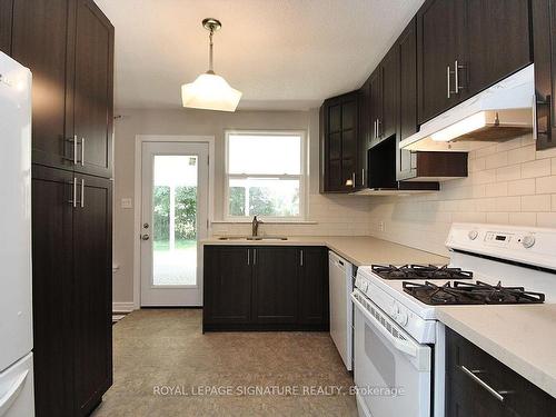 27 Cornwallis Dr, Toronto, ON - Indoor Photo Showing Kitchen With Double Sink