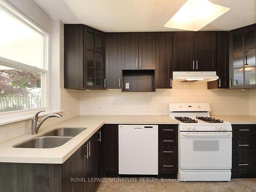 27 Cornwallis Dr, Toronto, ON - Indoor Photo Showing Kitchen With Double Sink