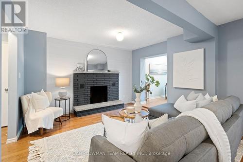 314 Dickens Drive, Oshawa, ON - Indoor Photo Showing Living Room With Fireplace