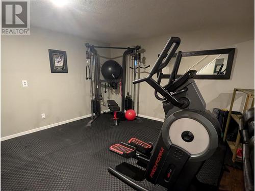 239 Moore Subdivision, Dawson Creek, BC - Indoor Photo Showing Gym Room