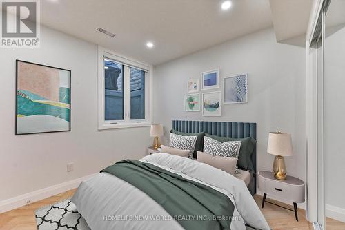 Lower - 930 Logan Avenue, Toronto, ON - Indoor Photo Showing Bedroom