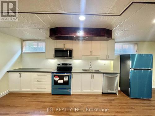 Lower - 241 Emms Drive, Barrie, ON - Indoor Photo Showing Kitchen With Double Sink