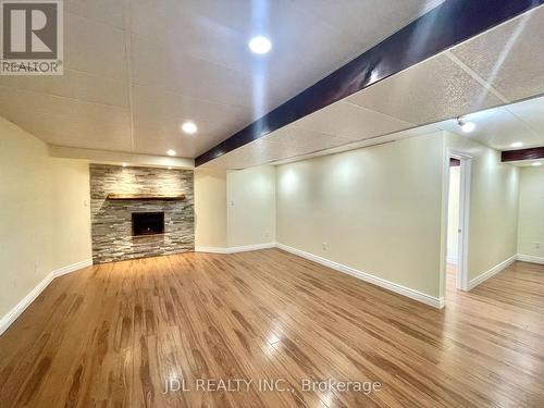 Lower - 241 Emms Drive, Barrie, ON - Indoor With Fireplace