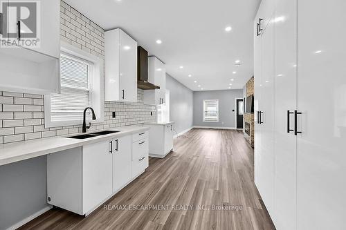 16 Webling Street, Brantford, ON - Indoor Photo Showing Kitchen With Double Sink With Upgraded Kitchen