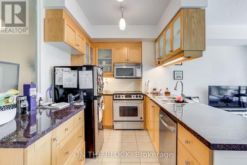 309E - 500 Queens Quay W, Toronto, ON - Indoor Photo Showing Kitchen With Stainless Steel Kitchen