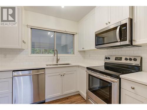 Unit #1 kitchen - 1365 Mountainview Street Unit# 1&2, Kelowna, BC - Indoor Photo Showing Kitchen With Stainless Steel Kitchen With Double Sink