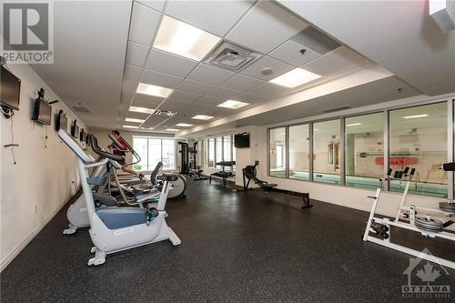 242 Rideau Street Unit#802, Ottawa, ON - Indoor Photo Showing Gym Room