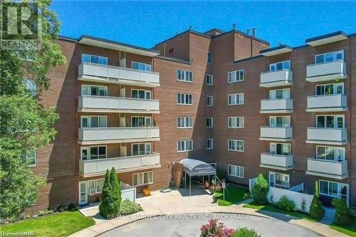 513 - 198 Scott Street, St. Catharines, ON - Outdoor With Balcony With Facade