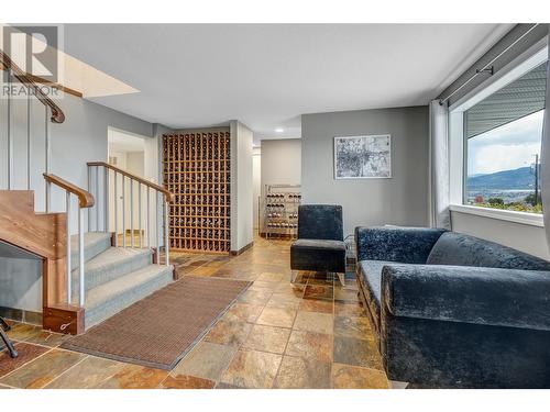 510 Naramata Road, Penticton, BC - Indoor Photo Showing Living Room With Fireplace