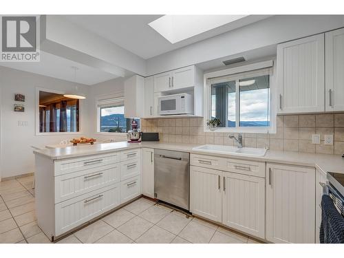 510 Naramata Road, Penticton, BC - Indoor Photo Showing Kitchen With Double Sink