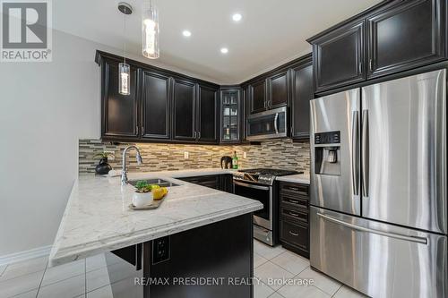 8 Troyer Street, Brampton, ON - Indoor Photo Showing Kitchen With Stainless Steel Kitchen With Upgraded Kitchen