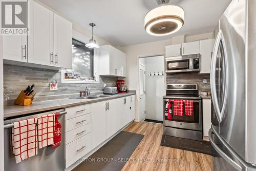 114 St Lawrence Boulevard, London, ON - Indoor Photo Showing Kitchen With Double Sink