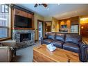 4559 Timberline Crescent Unit# 632A, Fernie, BC  - Indoor Photo Showing Living Room With Fireplace 