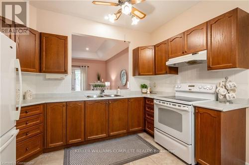 44 Greentrail Drive, Hamilton, ON - Indoor Photo Showing Kitchen With Double Sink