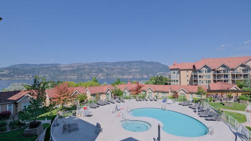 531-1088 Sunset Drive, Kelowna, BC - Outdoor With In Ground Pool With View