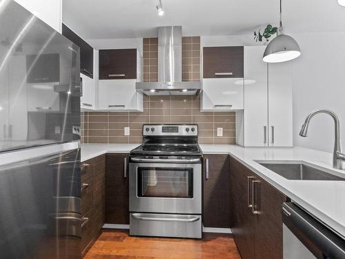 Kitchen - 613-1811 Rue William, Montréal (Le Sud-Ouest), QC - Indoor Photo Showing Kitchen With Upgraded Kitchen