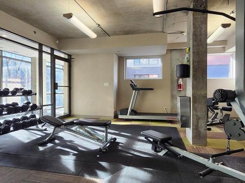 Exercise room - 613-1811 Rue William, Montréal (Le Sud-Ouest), QC - Indoor Photo Showing Gym Room