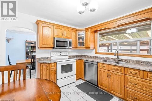 67 Springfield Street, Welland (774 - Dain City), ON - Indoor Photo Showing Kitchen With Double Sink