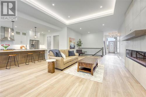 184 Sandpiper Drive, Sarnia, ON - Indoor Photo Showing Living Room With Fireplace