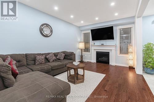 1516 Farmstead Drive, Milton, ON - Indoor Photo Showing Living Room With Fireplace