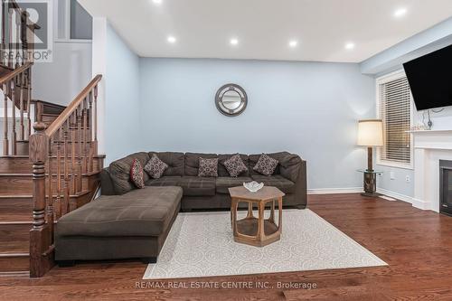 1516 Farmstead Drive, Milton, ON - Indoor Photo Showing Living Room With Fireplace