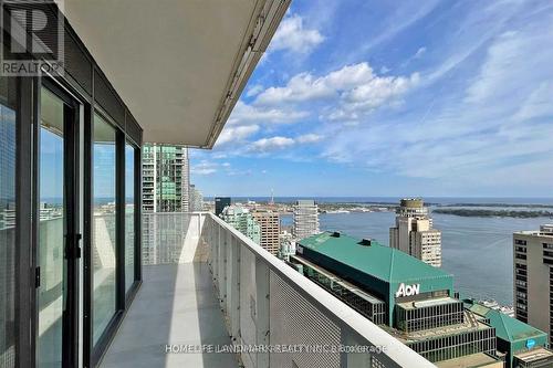 4107 - 88 Harbour Street, Toronto, ON - Outdoor With Body Of Water With Balcony With View