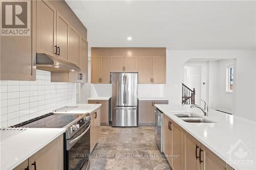 813 Crossgate Street, Ottawa, ON - Indoor Photo Showing Kitchen With Double Sink With Upgraded Kitchen