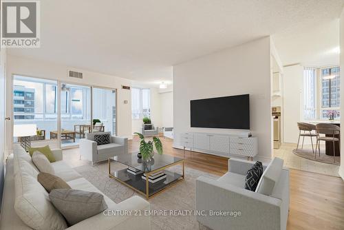 1203 - 5 Lisa Street, Brampton, ON - Indoor Photo Showing Living Room