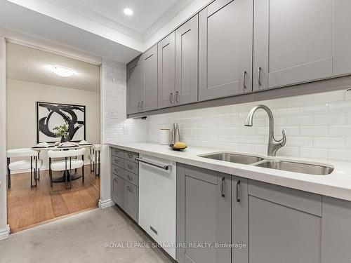 117-1210 Don Mills Rd, Toronto, ON - Indoor Photo Showing Kitchen With Double Sink