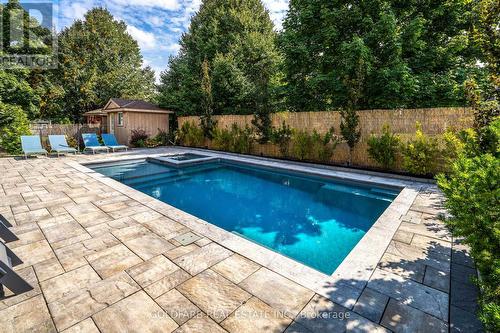 215 Thomson Creek Boulevard, Vaughan, ON - Outdoor With In Ground Pool With Backyard