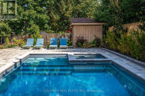 215 Thomson Creek Boulevard, Vaughan, ON - Outdoor With In Ground Pool With Backyard