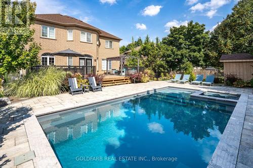 215 Thomson Creek Boulevard, Vaughan, ON - Outdoor With In Ground Pool With Deck Patio Veranda With Backyard