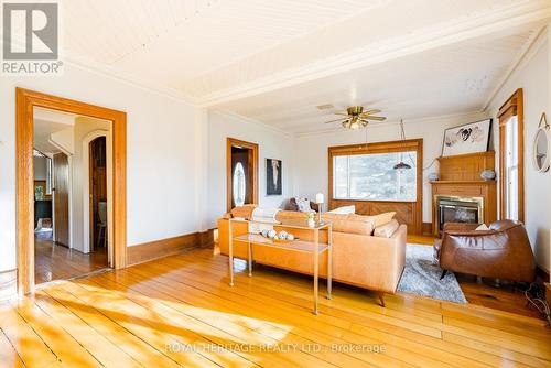 1764 Percy Street, Cramahe, ON - Indoor Photo Showing Living Room With Fireplace