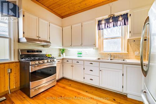 1764 Percy Street, Cramahe, ON - Indoor Photo Showing Kitchen With Double Sink