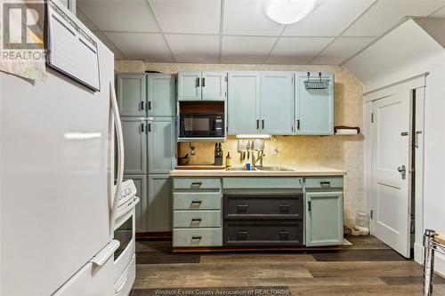 1349 Moy Avenue, Windsor, ON - Indoor Photo Showing Kitchen With Double Sink