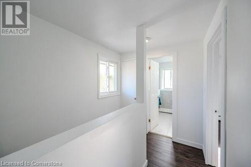 Hallway with dark wood-type flooring - 175 Cedarbrae Avenue, Waterloo, ON - Indoor Photo Showing Other Room