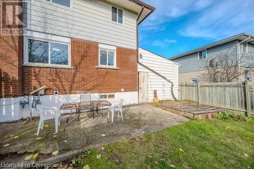 Rear view of house featuring a patio area - 175 Cedarbrae Avenue, Waterloo, ON - Outdoor With Exterior