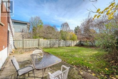 View of yard with a patio area - 175 Cedarbrae Avenue, Waterloo, ON - Outdoor