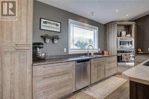 2615 Red Deer Lake Road, Wahnapitae, ON - Indoor Photo Showing Kitchen With Double Sink