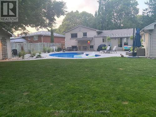 691 Algoma Avenue, London, ON - Outdoor With In Ground Pool With Deck Patio Veranda