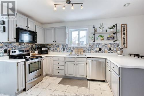 1234 Kenwick Way, Lasalle, ON - Indoor Photo Showing Kitchen With Double Sink