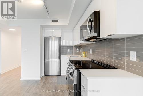 804 - 255 Malta Avenue, Brampton, ON - Indoor Photo Showing Kitchen With Double Sink