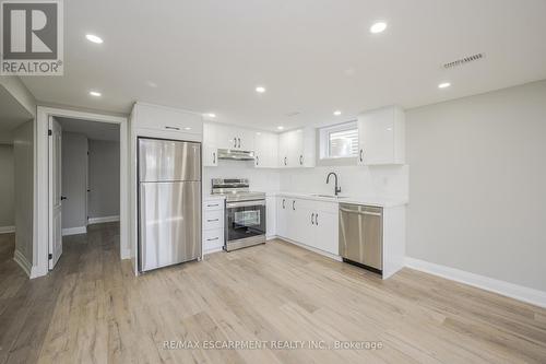 Lower - 144 East 44Th Street, Hamilton, ON - Indoor Photo Showing Kitchen With Stainless Steel Kitchen