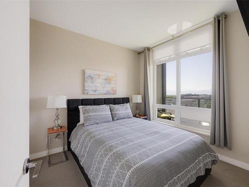 1407-728 Yates St, Victoria, BC - Indoor Photo Showing Bedroom