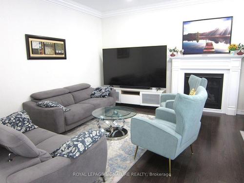 1685 Emberton Way, Innisfil, ON - Indoor Photo Showing Living Room With Fireplace