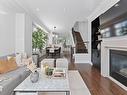 76 Lobo Mews, Toronto, ON  - Indoor Photo Showing Living Room With Fireplace 