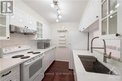 305 - 270 Brittany Drive, Ottawa, ON - Indoor Photo Showing Kitchen With Double Sink