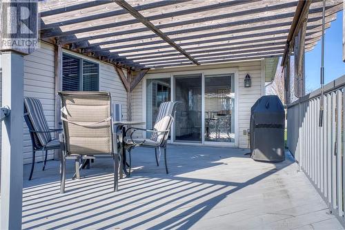 Deck off sunroom w/natural gas BBQ hook-up ... - 51 Decaria Boulevard, Perth, ON - Outdoor With Deck Patio Veranda