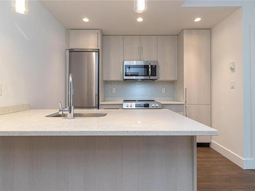 301-1090 Johnson St, Victoria, BC - Indoor Photo Showing Kitchen